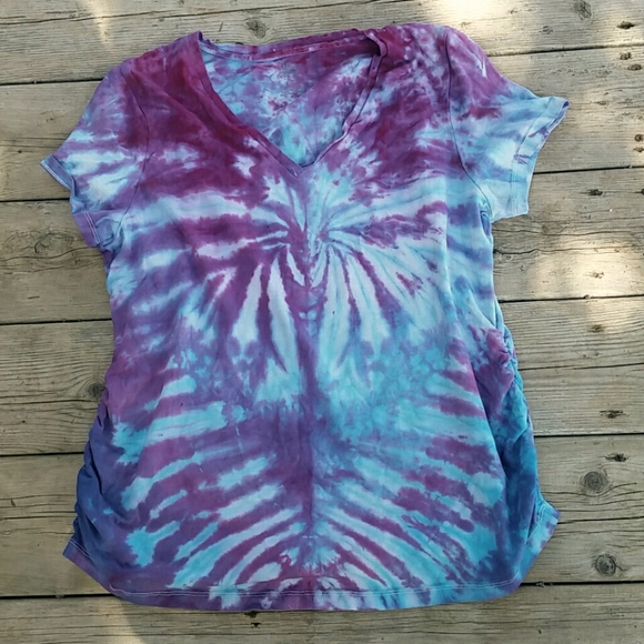 Tie Dye Maternity Shirt - Picture 1 of 4